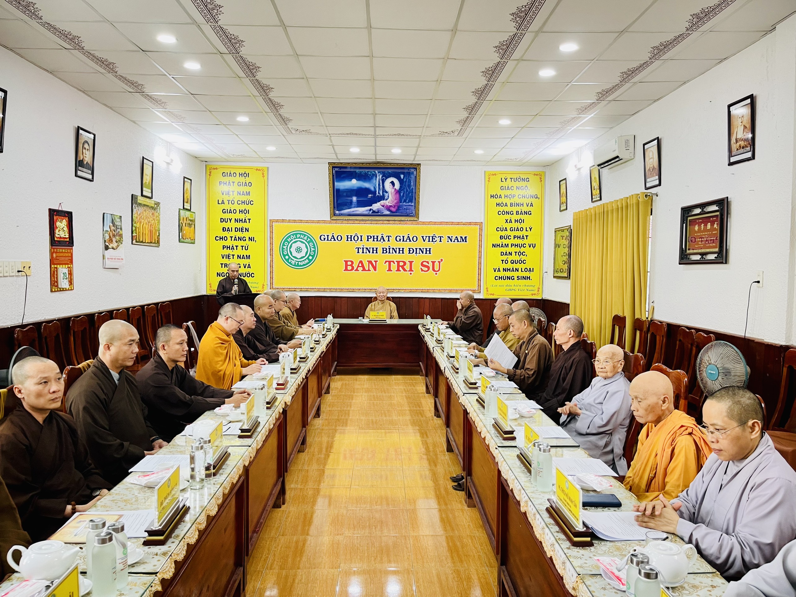 Ban Thường trực Ban Trị sự Phật giáo tỉnh họp thường kỳ chuẩn bị Đại lễ Phật đản PL. 2568